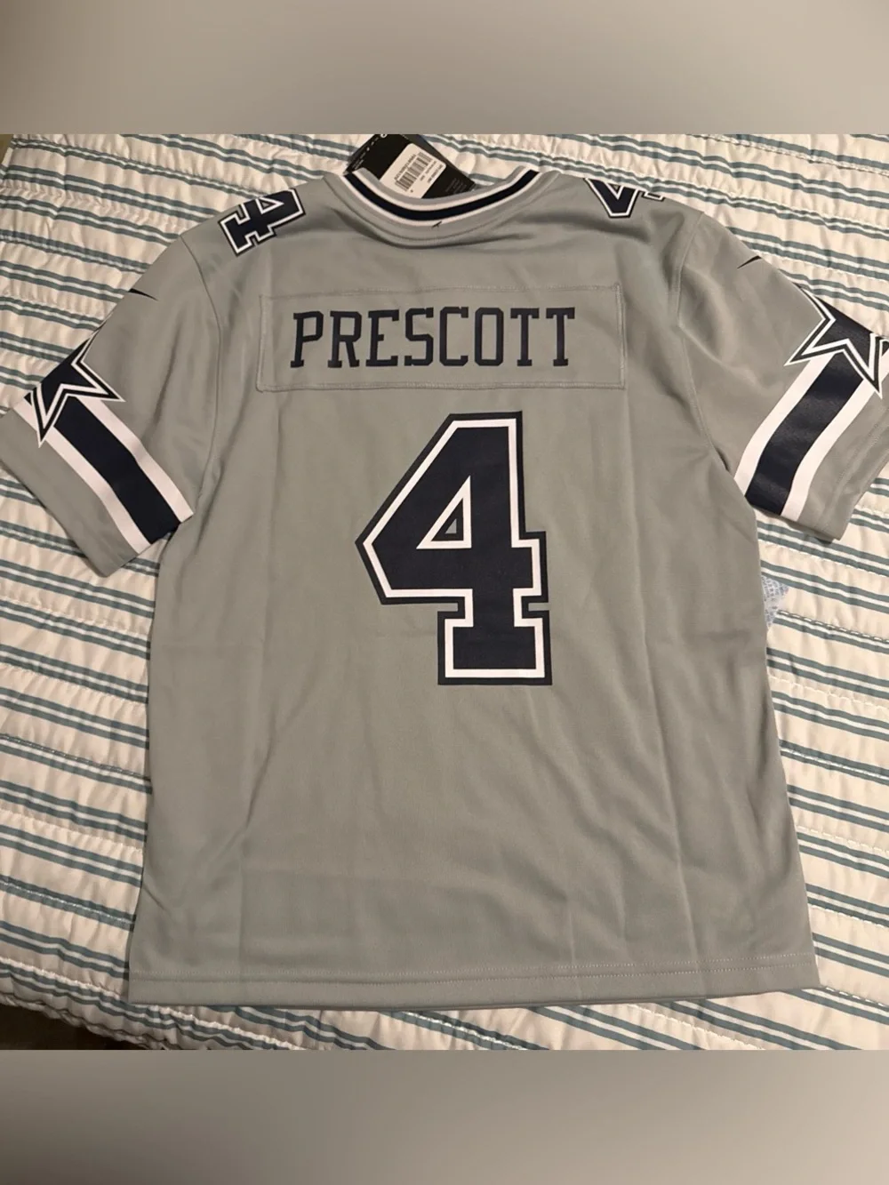 Nike Dallas Cowboys #4 Gray kids NFL Jersey